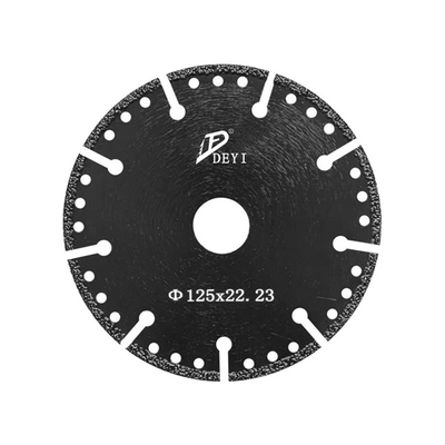 Lutowane próżniowo 5-calowe brzeszczoty z czarnego diamentu, segment 8 mm